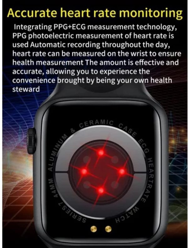 Stylish Smart Watch Colours Red Black Blue - Image 3