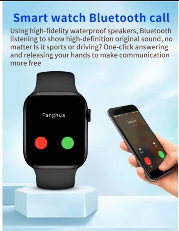 Stylish Smart Watch Colours Red Black Blue - Image 7