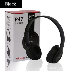 Stereo Black Colour Head Phones