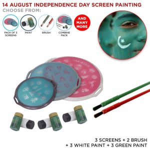 14 August Independence Day Screen Painting – Combo Pack