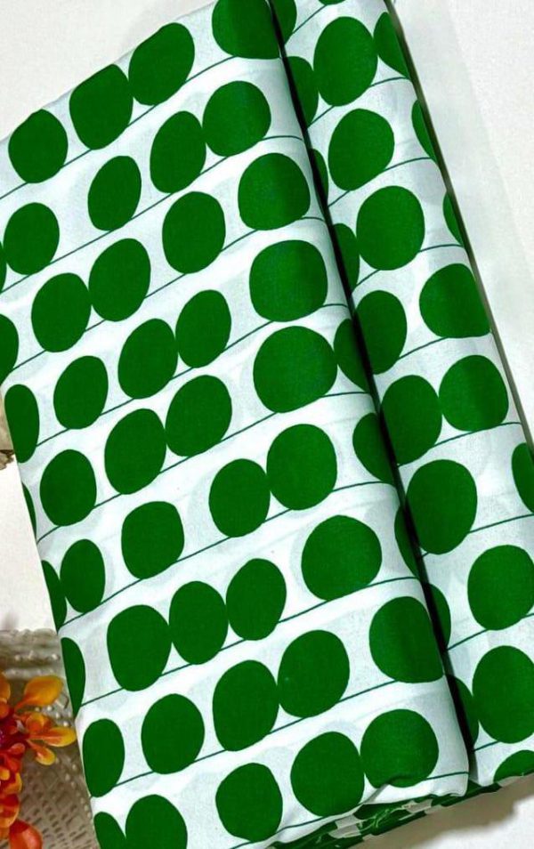 2 Pcs Women's Unstitched Printed Suit - Image 3